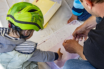 „Wissenschaft begreifen“ – das war das Motto der Hands-on-Lernwelten für Vorschulkinder.